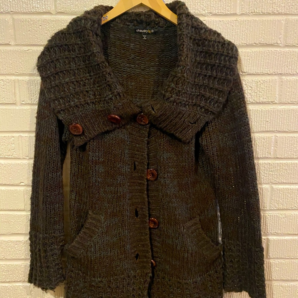 Chaudry KC cardigan sweater - size small